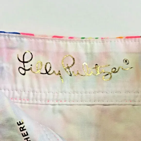 Lilly Pulitzer The Kerrie Shorts Women's Size 8 NEW Coral Reef Island Seacret - Picture 4 of 7